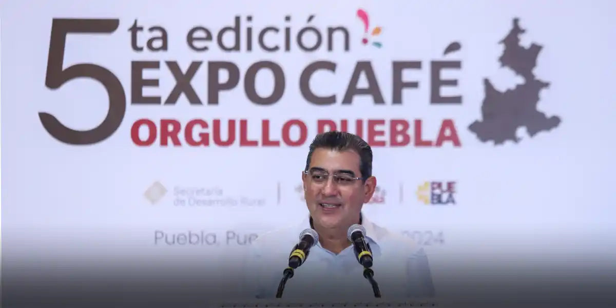 Inaugura Sergio Salomón 5ª edición de la expo café orgullo Puebla